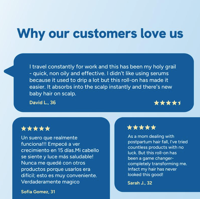 Advanced Hair Growth Roll-On Serum